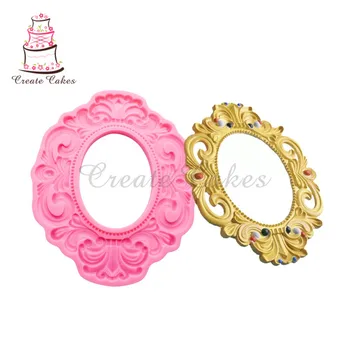 

Large Relief Frame Silicone Cake Mold Baking Silicone Mould For Soap Cookies Fondant Cake Tools Cake Decorating
