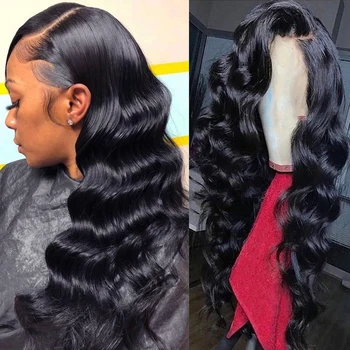 

Lace Front Human Hair Wigs 360 Lace Frontal Wig 13×4 Brazilian Body Wave Human Hair Wigs For Women With Baby Hair Fashion Queen