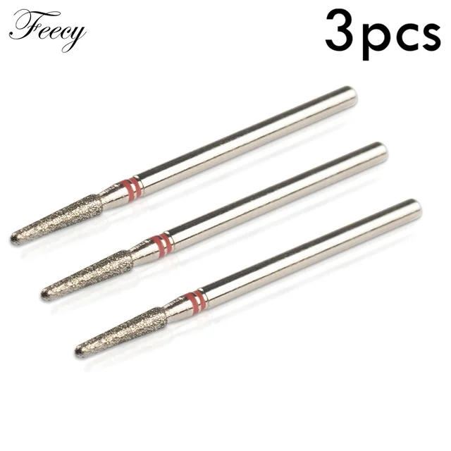 5pcs Diamond Nail Drill Bit Kits Mill Cutter All For Manicure Machine Bit Tools Accessories Cuticle Clean For Removing Nail Gel R