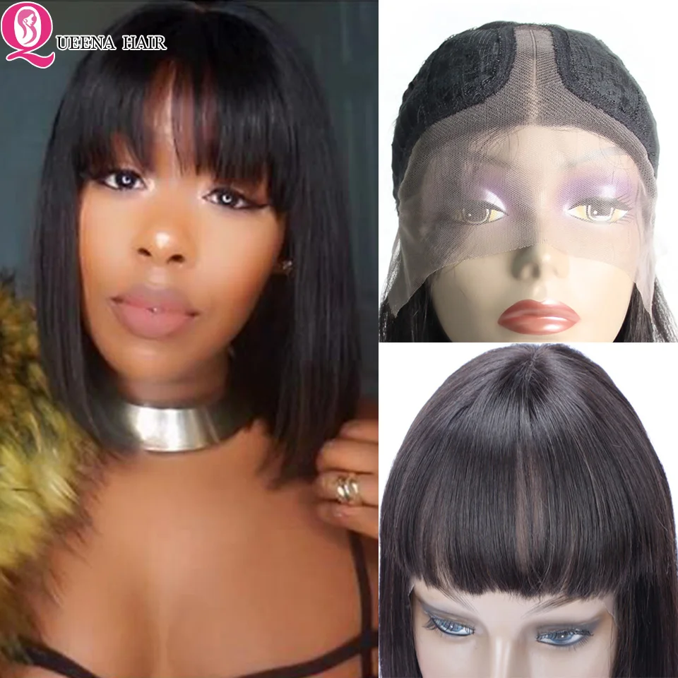bob wig with bang