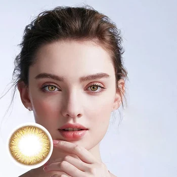 

1 Pair (2pcs) Aurora Europe Colored Contact Lenses for eyes Brown series Colored Eye contact Lenses Color Contacts Yearly Use