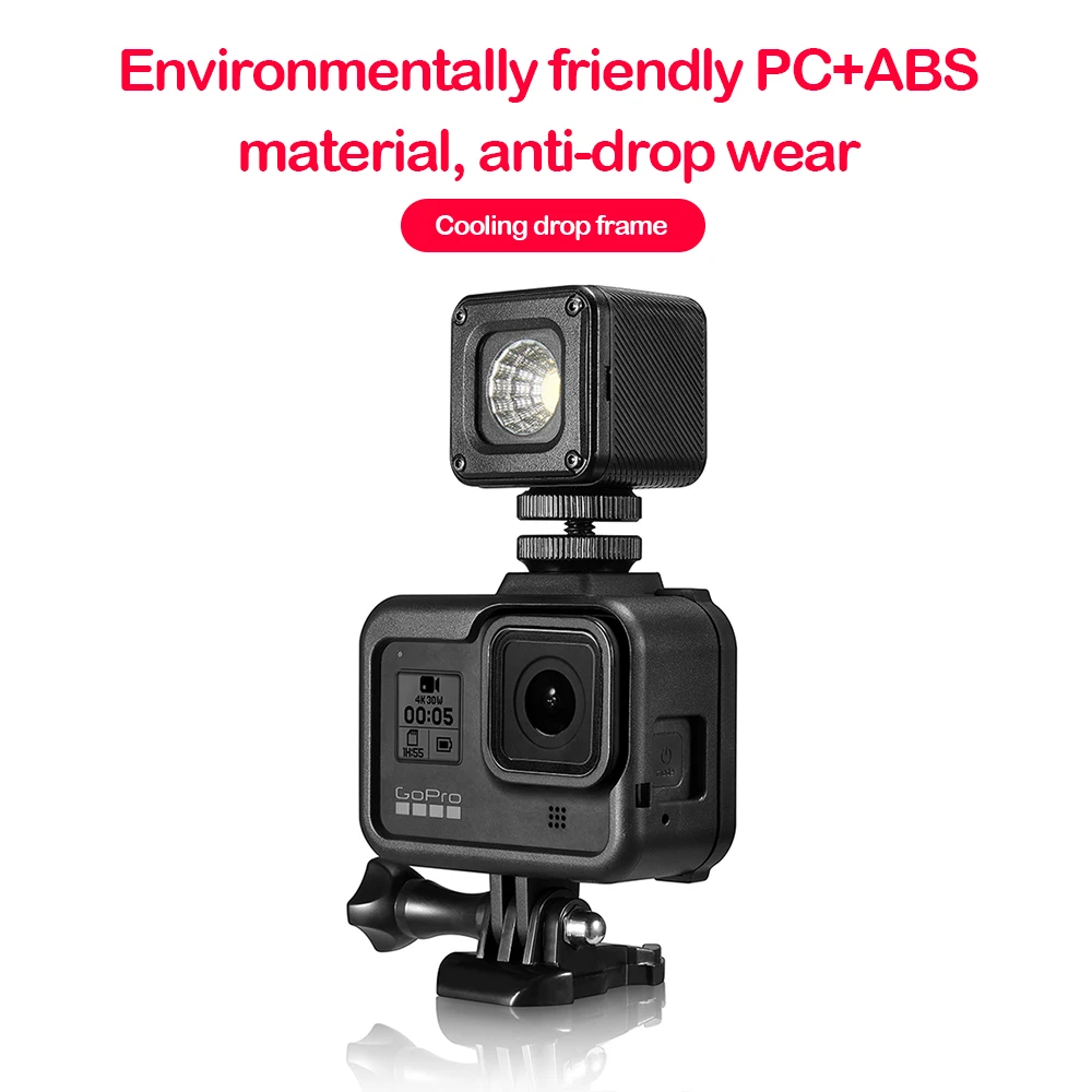 Защитный чехол-Бампер плотно прилегающий чехол для GoPro 8 непродуваемая верхняя одежда для детей из abs-пластика чехол совместим с GoPro 8 Камера аксессуары
