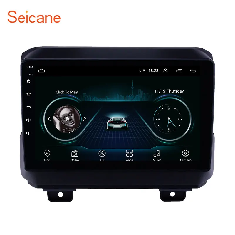 Seicane 9 inch Android 8.1 Car GPS Navigation Radio Multimedia player for 2018 Jeep Wrangler support Carplay DVR OBD Seicane 9 inch Android 8.1 Car GPS Navigation Radio Multimedia player for 2018 Jeep Wrangler support Carplay DVR OBD