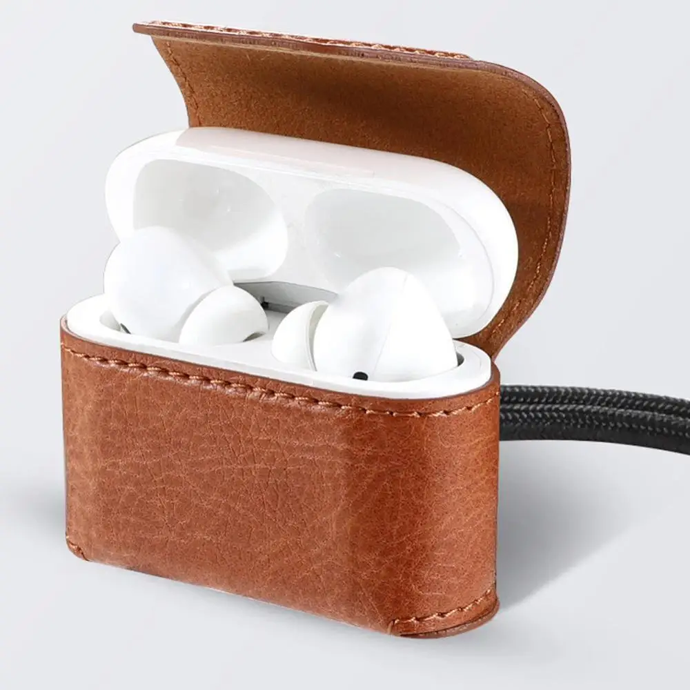 Защитный чехол из искусственной кожи для AirPods Pro 2019 защитный беспроводной