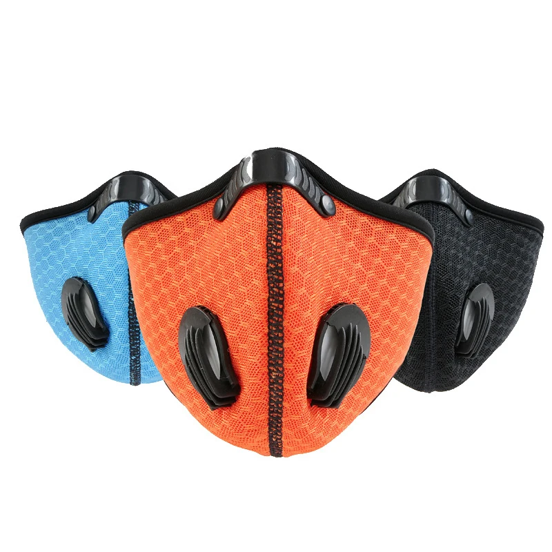 

Mesh Dust/Pollution Mask for Air Filtration by Mask w/2 Filters Activated carbon dust mask Riding mask N99 , protective mask