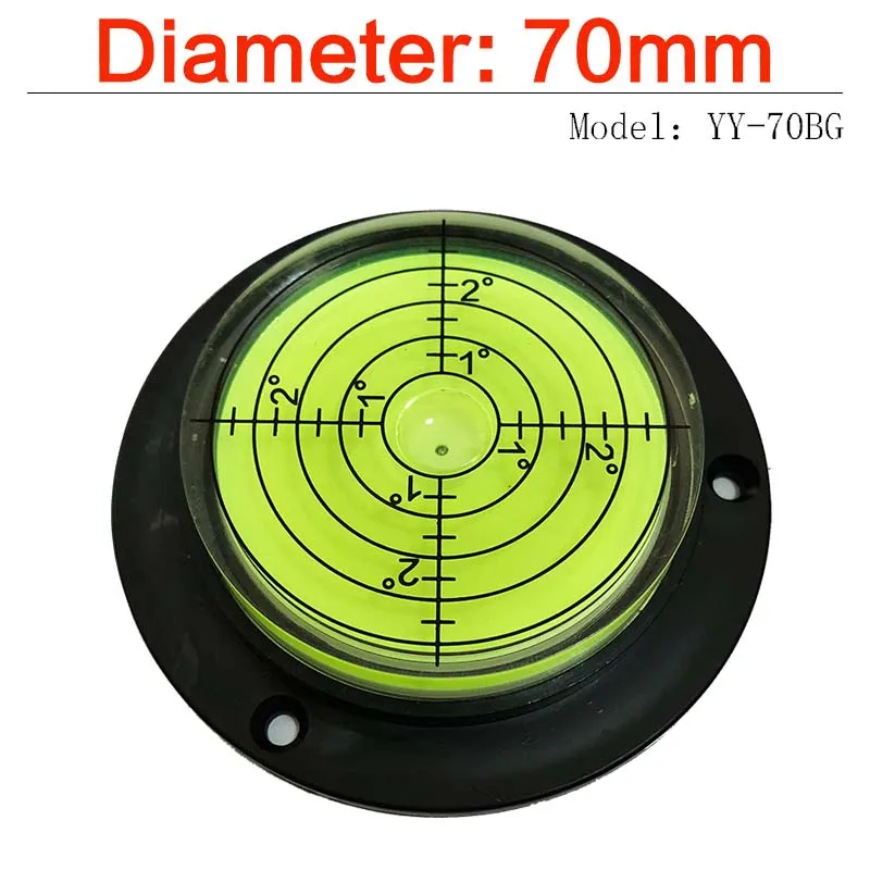 HACCURY Scope Bubble Level Precision Level Bubble with Mounting Holes Spirit Green Color spirit level portable spirit level bubble level