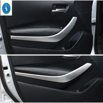 

Front Door Armrest Handle Stripes Cover Trim Fit For Toyota Corolla 2019 2020 ABS Matte / Carbon Fiber interior Kit