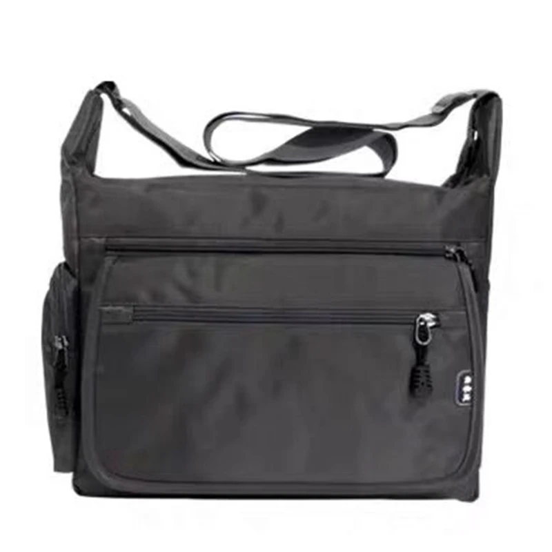 

Men's Shoulder & Messenger Bag Oxford Cloth Material British Casual Style High Quality Design Multi-function Large Capacity