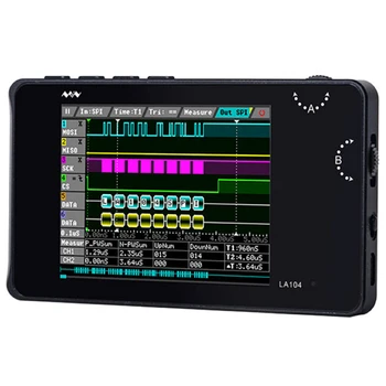 

Mini LA104 USB Portable Digital Oscilloscope Analyzer Programmable 100M Sampling Rate Portable Offline