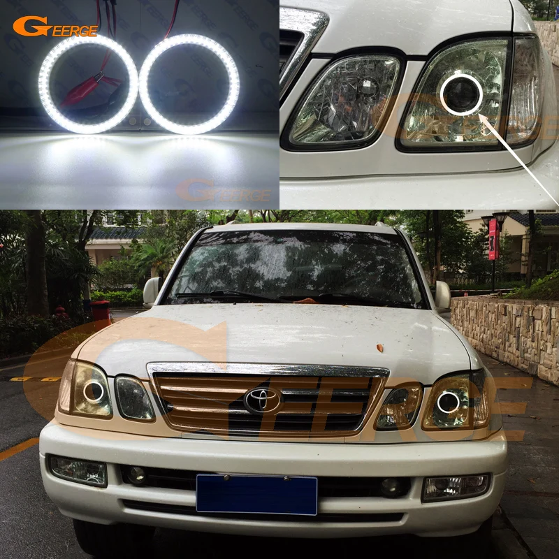 Для Toyota Land Cruiser Cygnus 2005 2006 2007 (Япония) Ультра яркий SMD светодиодный комплект колец
