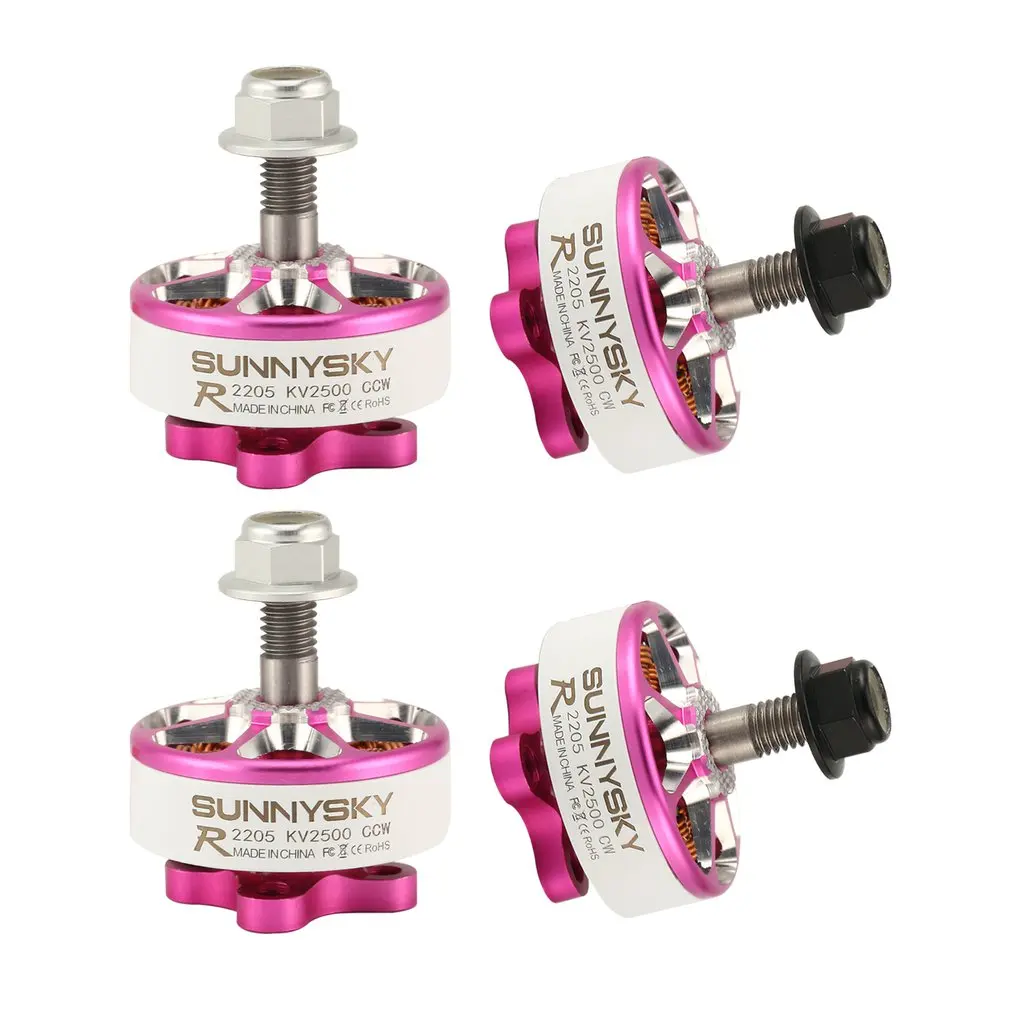 E-R2205 3-4S 2500KV/2300KV/2580KV легкий бесщеточный двигатель CCW/CW для радиоуправляемого дрона FPV гоночный Квадрокоптер планер Запчасти для самолетов