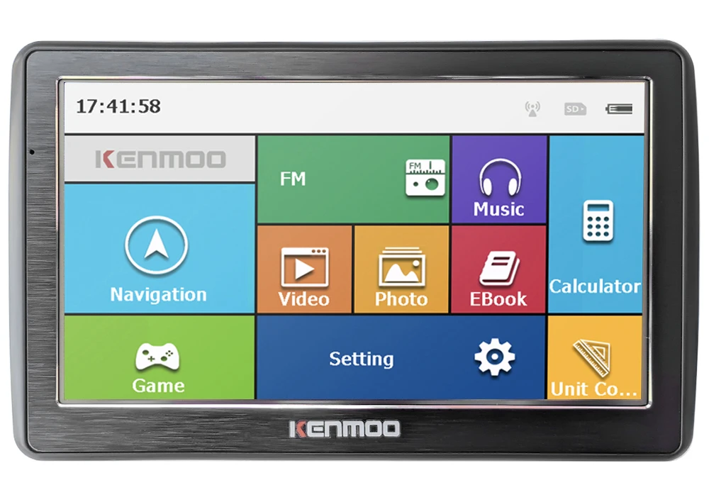 7 дюймов HD GPS Портативная навигация 2020 карты для Европы России автомобиль