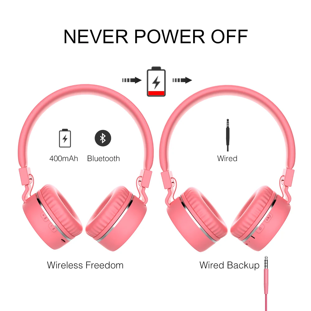 E87 беспроводной шлем Аудио Bluetooth наушники складные HiFi стерео сабвуфер гарнитура с микрофоном 8h время музыки