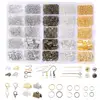 Alloy Accessories Set Jewelry findings Tools Clip buckle Lobster Clasp Open Jump Rings Earring Hook Jewelry Making Supplies Kit ► Photo 1/6