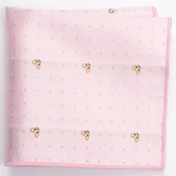 2019 розовый узорный Карманный платок с узорами