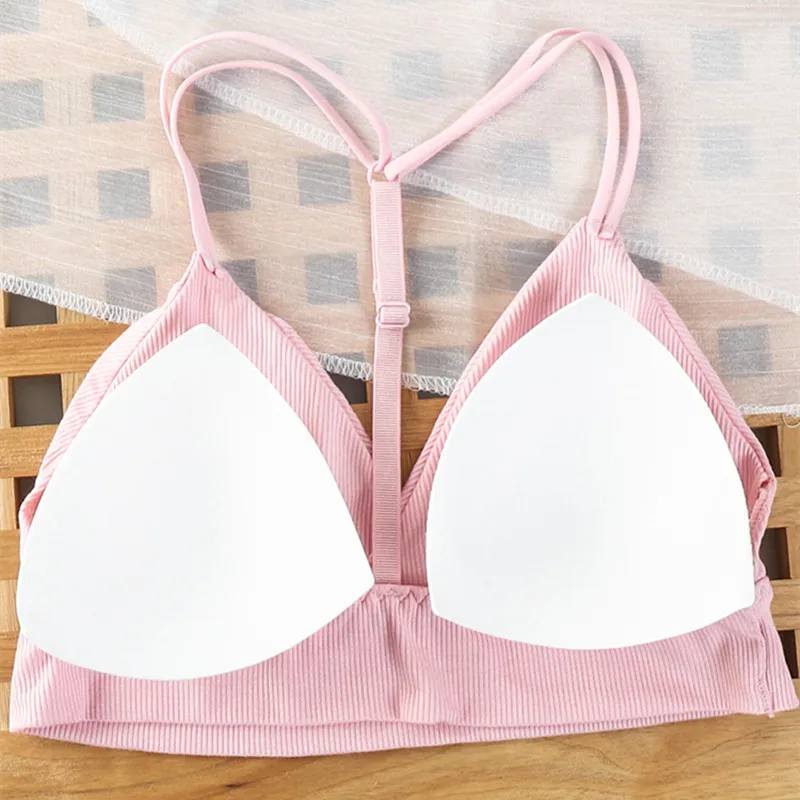 Women Tube Top Cotton Bra Crop Top Seamless Underwear Female Push Up Bra Y-Shape Back Bralette Sexy Lingerie Bandeau women lingerie bra women tube tops