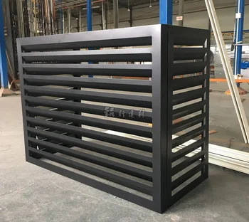 

Aesthetic Aluminum Louvers Enclosuures / Facades Screen Mesh Wrap / Custom Size and Graphic