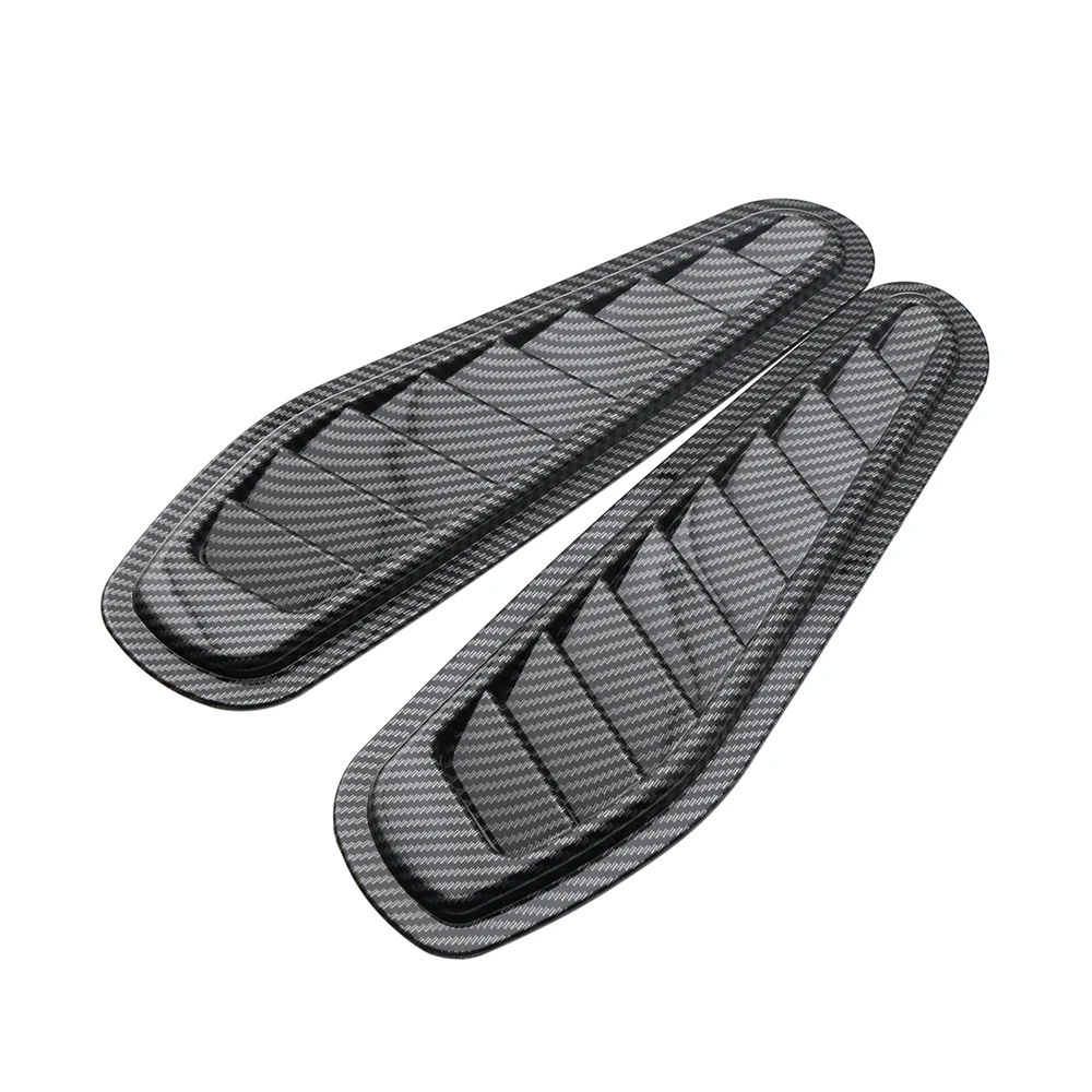 

fiber hood air inlet Universal carbon air inlet decorative inlet 1pair Car modified universal decorative