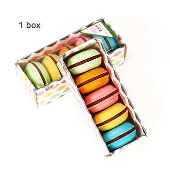 

Creative Stationery Macaron Sandwich Biscuit Eraser Creative Cute Elementary School Children Eraser T