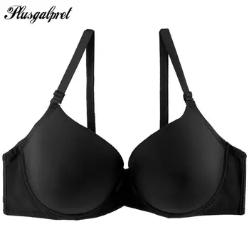 

Plusgalpret Sexy Smooth Bras for Women Unlined Push Up Lingerie Seamless Bra Underwired Brassiere Female Underwear Intimates