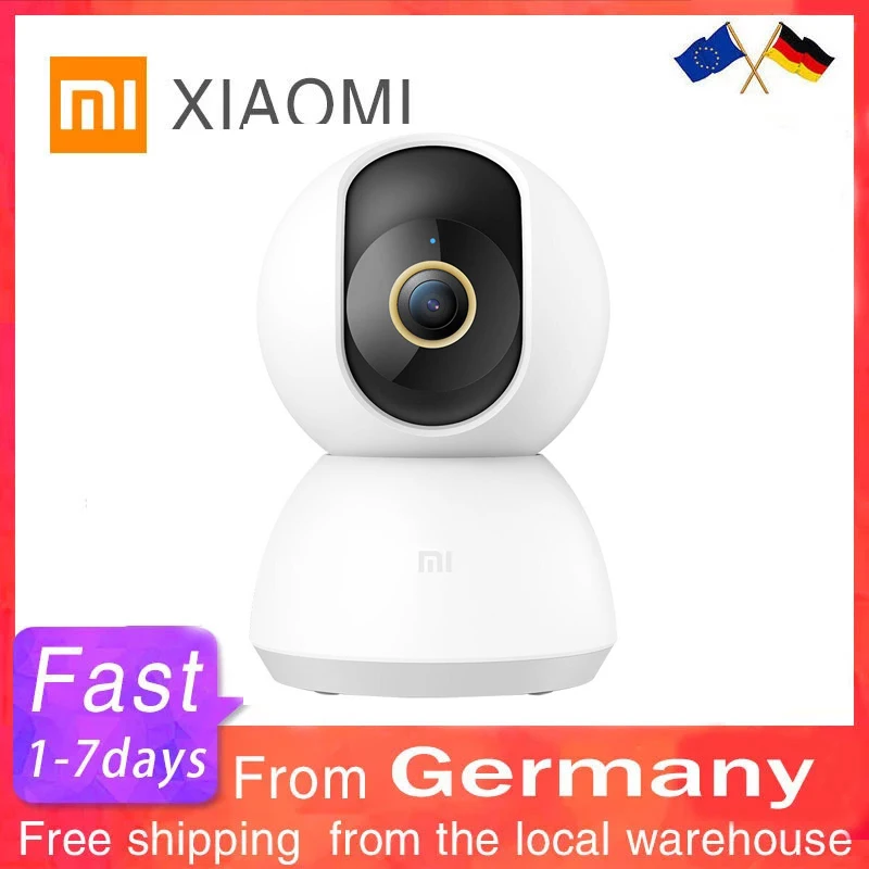Умная IP-камера Xiaomi Mijia 2K 1296P угол обзора 360 градусов Wi-Fi веб-камера ночного видения