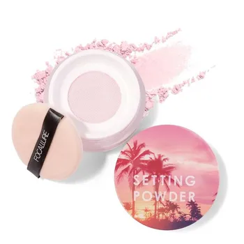 

FOCALLURE Brighten Natural Setting Powder Light Fine Powder Not Clog Pores Silky Soft Smooth Velvet Face Make up Loose Powder