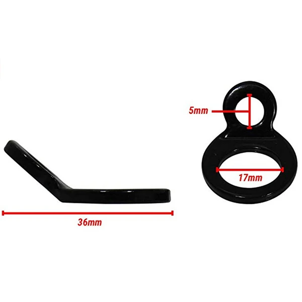 1 Pair Tie Down Strap Rings for Motorcycle Dirt Bike ATV UTV Attach Tie-downs Stainless Steel Tie-Down Strap Rings