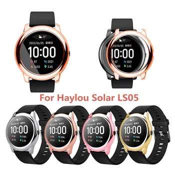 

Upscale Protector Case For Xiaomi Haylou Solar LS05 PC Hard Hollow Out Smart Watch Cover Protective Bumper Shell
