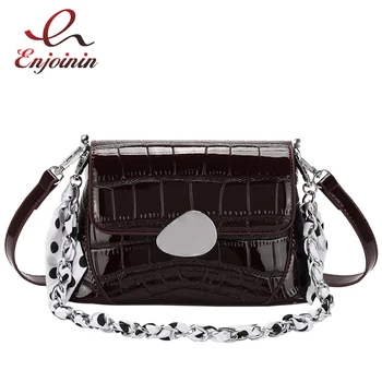 

Stone Pattern PU Leather Bag 2020 Women Purses and Handbags Crossbody Shoulder Chain Bag Ladies Travel Branded Designer Bag