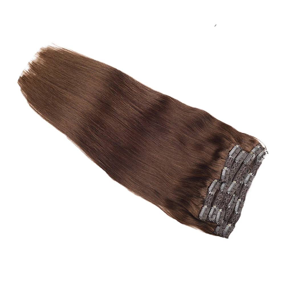 Toysww 6 / Ŭ  ͽټ ΰ Ӹ Remy Hair Medium Brown Color 4 No Tangle  Ӹ 100g 120g