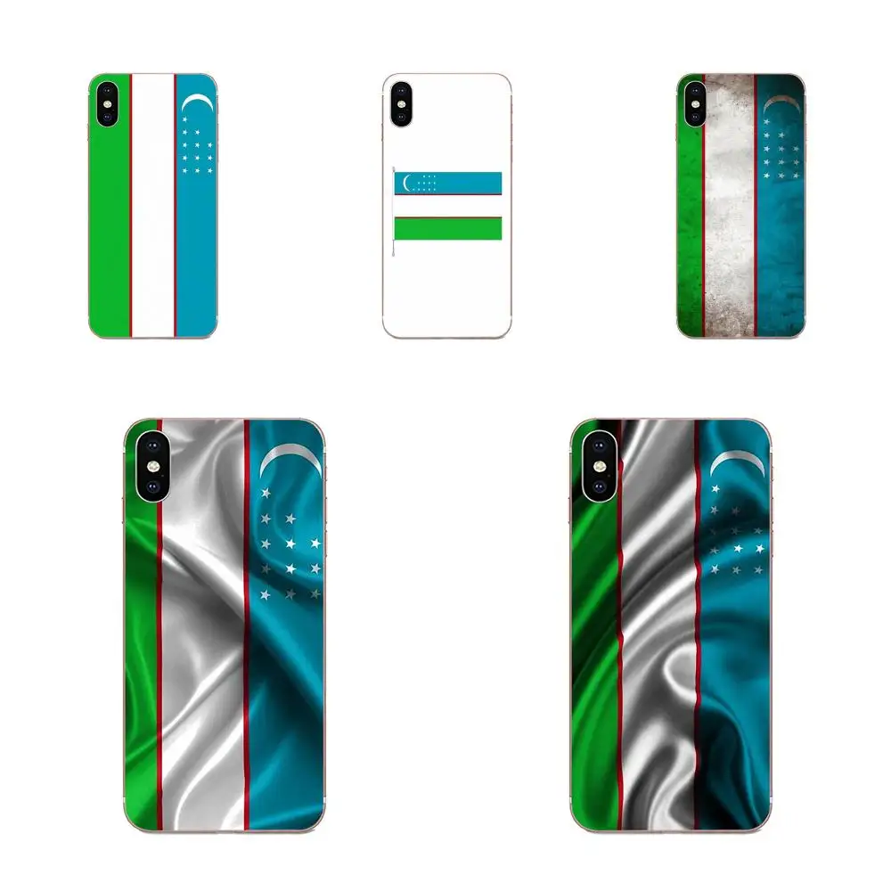 Для Apple iPhone 11 Pro X XS Max XR 4 4S 5 5C 5S SE 6 S 7 8 Plus TPU мобильный Mefans флаг Узбекистана баннер |