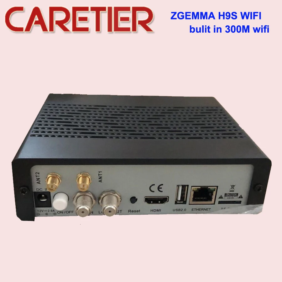 2 шт./лот Linux OS Enigma2 четырехъядерный процессор H9S с WIFI 4K UHD спутниковый ресивер DVB S2X