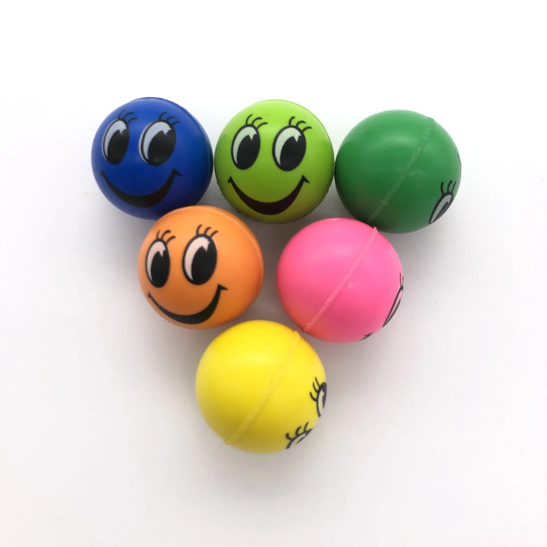 Manufacturers Direct Selling | Color Smiley Printing Elastic Ball | Hot Sales CHILDREN'S Toy Elasticity Bouncing Ball