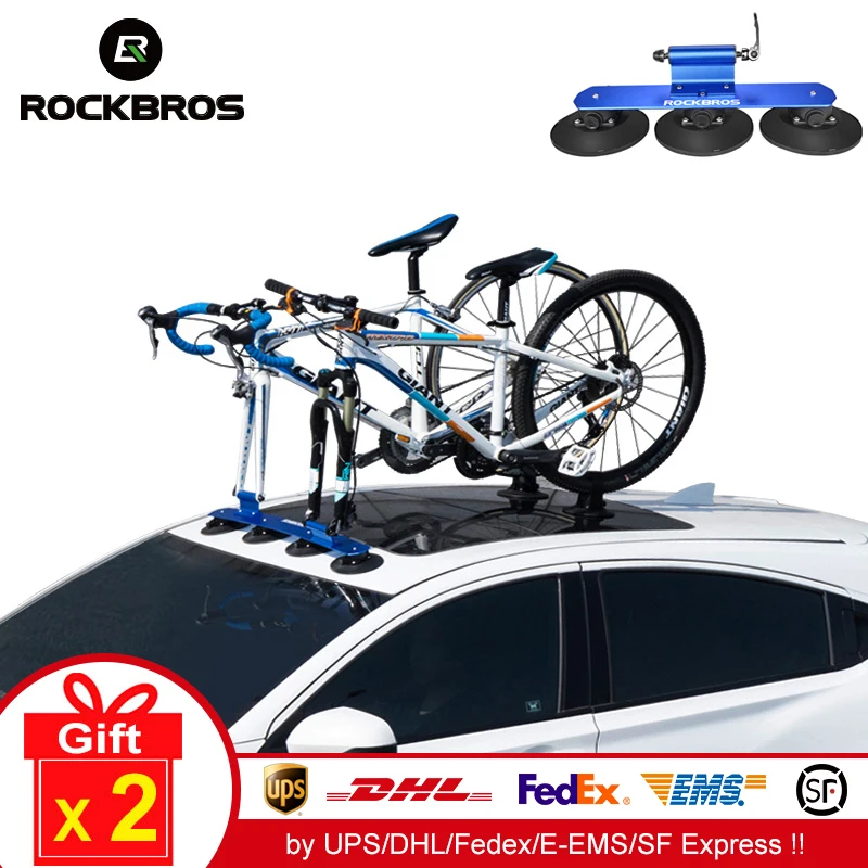 ROCKBROS Bike Bicycle Rack Carrier Suction Roof-top Quick Installation Roof Rack 