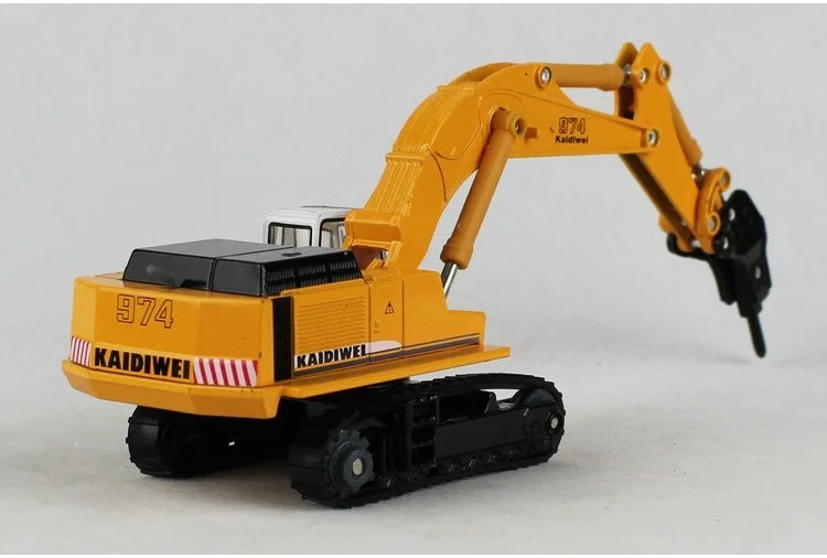 Genuine Product Cadeve 1: 87 Fully Alloy 625016 Engineering Vehicle Series of Crawler Pulverizer CHILDREN'S Toy