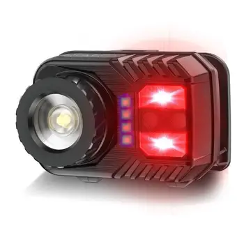 

LED Multifunction Headlamp Adjustable Zoom Sensor Head Lamp for Camping