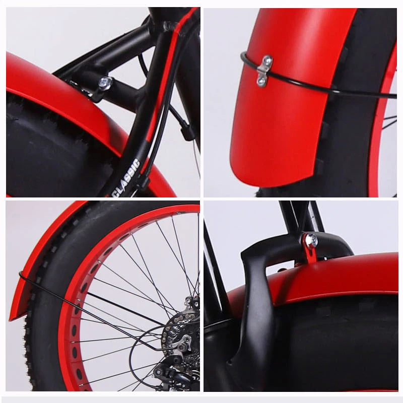 Bicycle Fender Wolf's Fang 26*4.0 Fat Snow Wide Tire Iron Material