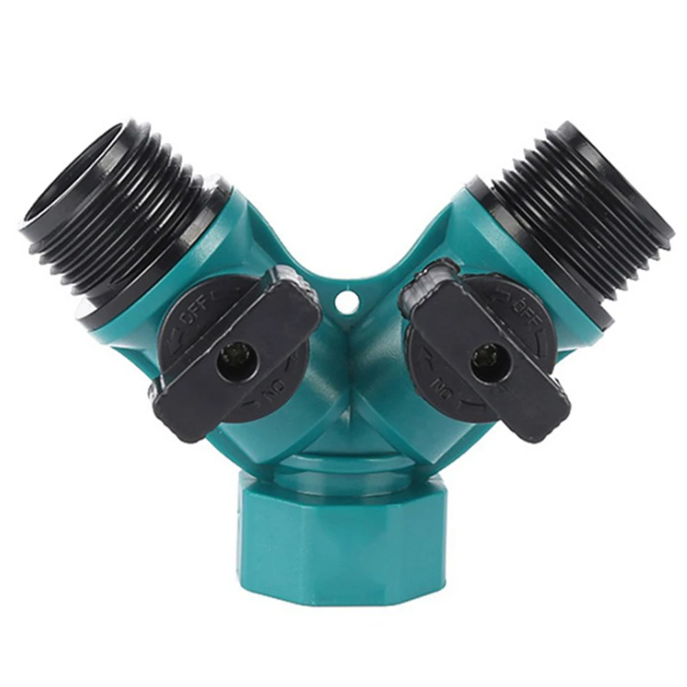 

1PCS 3/4 inch Y Type 2 Way Quick Connector Adapter Water Splitter