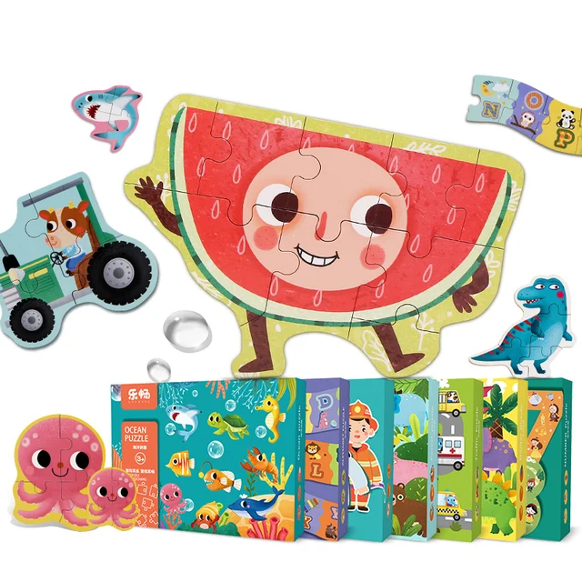  US $10.22  Graph Match Game Kid's Early Educational Montessori Toys Puzzle Card Cartoon Vehicle Learning Pocke