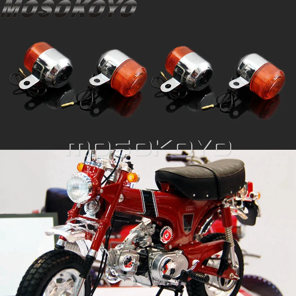 Передний и задний указатели поворота для Honda Dax ST CT Z50 50 70 125cc световой индикатор Cafe