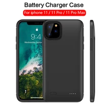 5200/6200 мАч чехол для зарядного устройства для iPhone 11/iPhone 11 Pro/iPhone 11 Pro Max чехол для аккумулятора чехол для зарядного устройства
