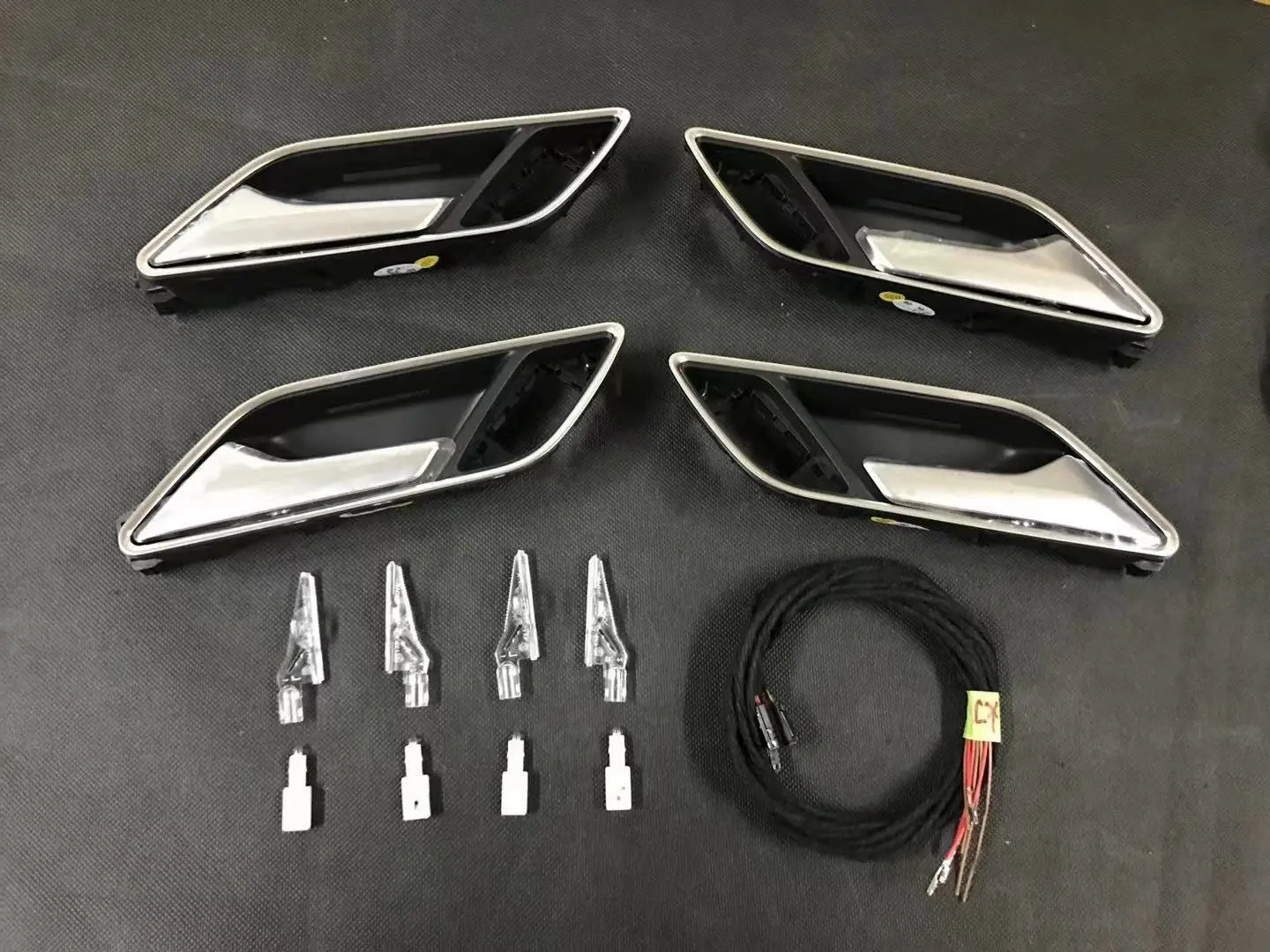 Illuminated door sills retrofit