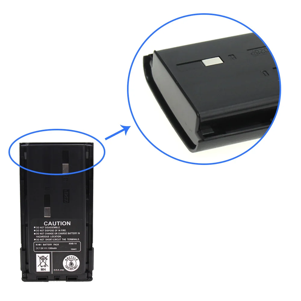 RB KEN KNB-14 1800mAh Ni-MH два-аккумулятор для системы радиосвязи для Kenwood TK-260/360, TK-270/370 ProTalk TK-2100/3100