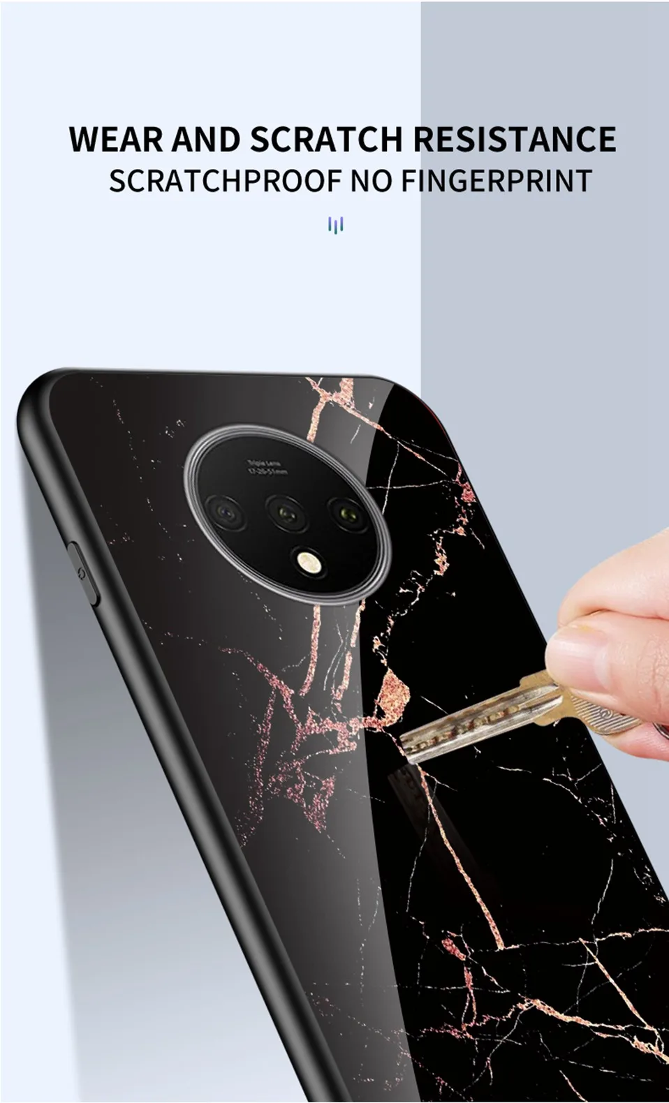 Luxury Tempered Glass Phone Case for Oneplus 7t 7 Pro 6 Original Back Cover Shockproof Case for One Plus 7t 7Pro 7 6t 5t 5 Coque (6)