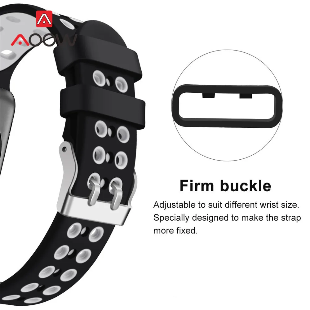 Силиконовый спортивный ремешок для часов Apple Watch 4 40 мм 44 мм 38 мм 42 мм с пряжкой дышащий браслет с отверстиями ремешок для iwatch 1 2 3