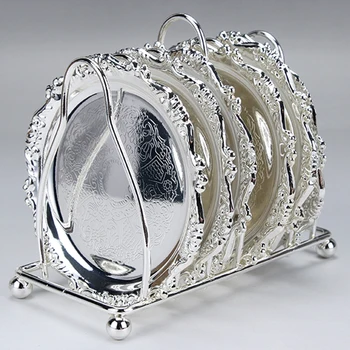 

Zinc Alloy Serving Plates&Shelf Party Fruit Food Serving Tray Kitchen Decoration