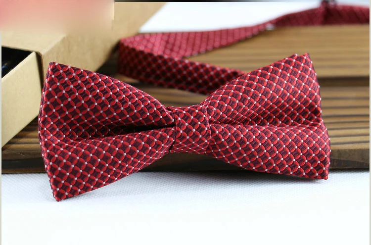 Мужской галстук-бабочка Бизнес бабочка галстук для свадебной вечеринки галстук-бабочка для Для мужчин платье Для мужчин s подарок полоски галстук из жаккардовой ткани, Повседневное с галстуком-бабочкой - Цвет: A77