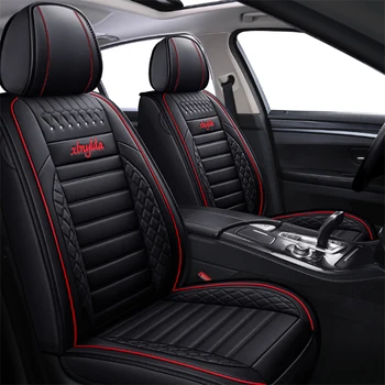 Universal Leather Car Seat Cover for Kia rio morning stinger niro cerato mohave sorento stonic soul sportage Seat Cover Interior 1