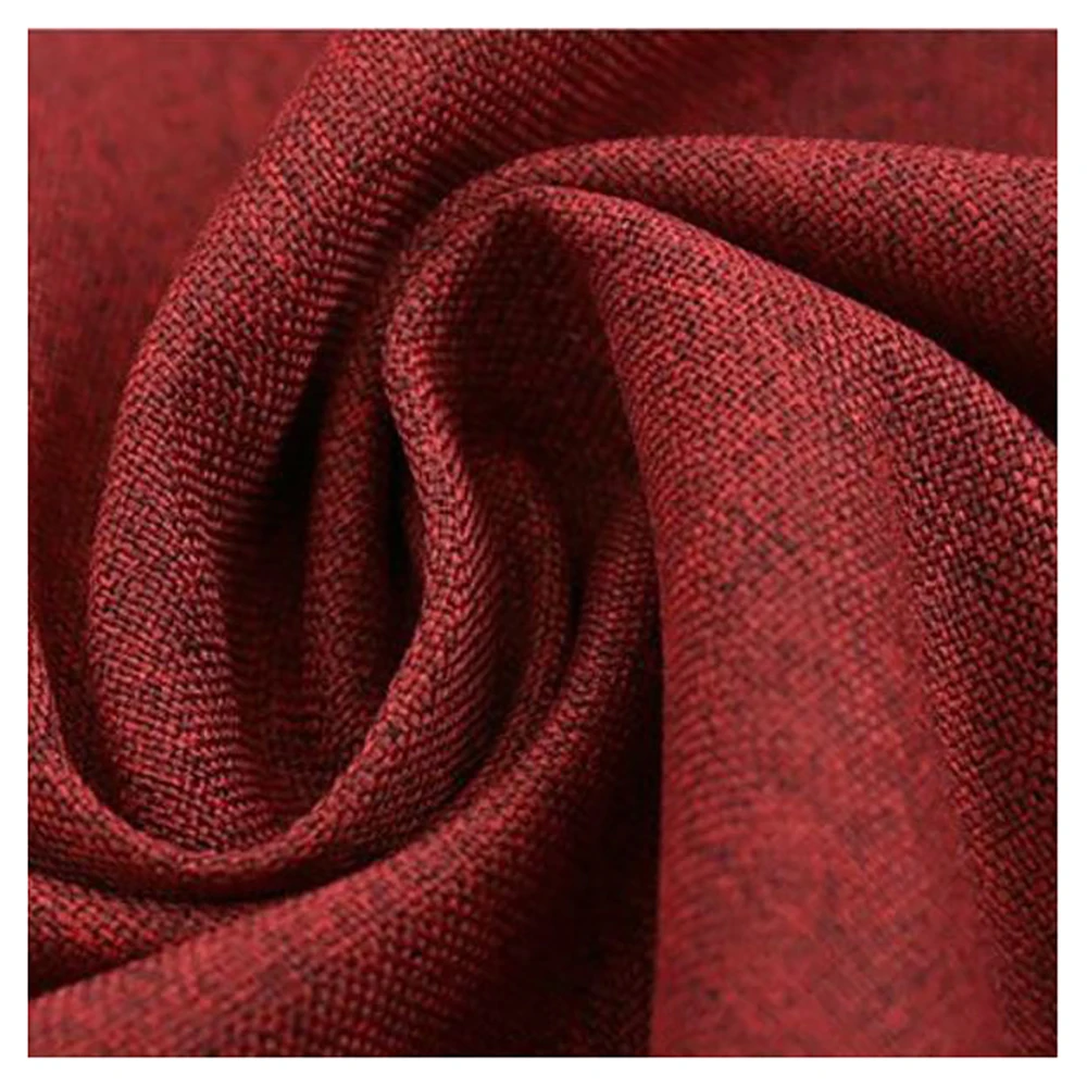 100x135cm Hook up Lychee, одноцветные затемняющие шторы на окна, утолщенные хлопковые льняные занавески, занавески для гостиной, спальни, занавески на окна, драпировка - Цвет: 100x135cm Hook up