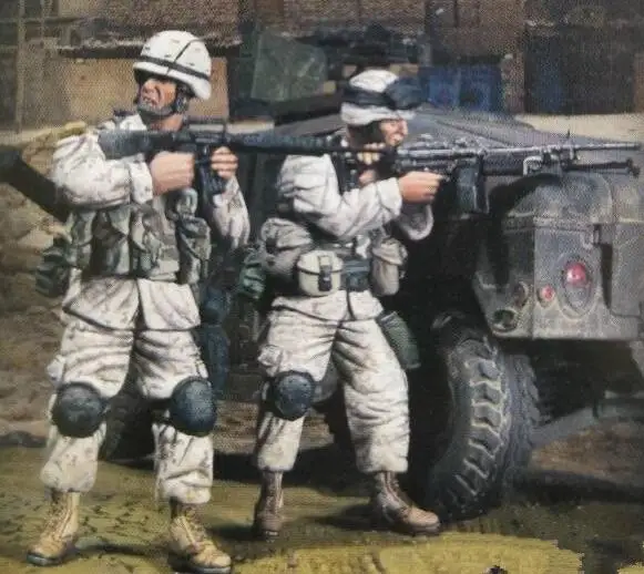 1/35 Смола Наборы боевых СОЛДАТ 8 шт./компл.(без сцен и Другие аксессуары) не собирается неокрашенные